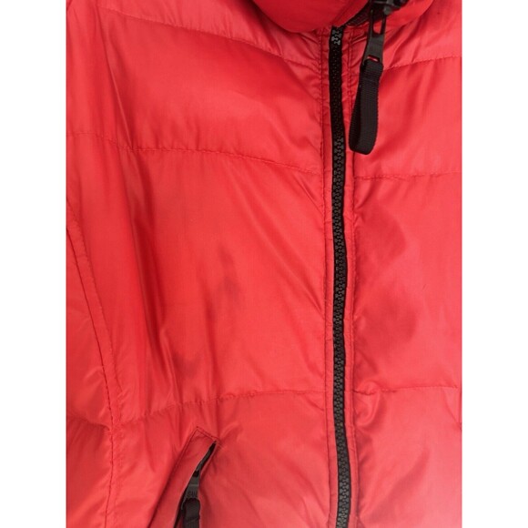 SAM. Freestyle Down Puffer Nylon Coat womens jacket Red Medium - Picture 7 of 15
